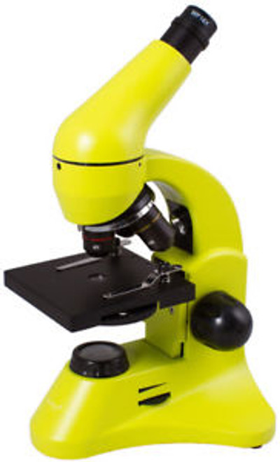 Levenhuk Rainbow 50L Plus Lime Microscopestylish Microscope For Your New Discove