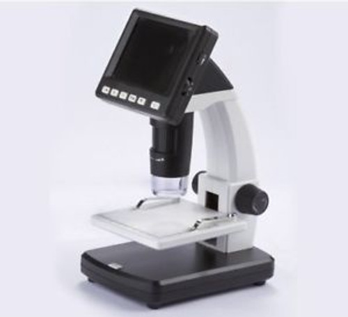 Vividia Stand-Alone 3.5-Inch Lcd Digital Microscope With 500X Magnification And