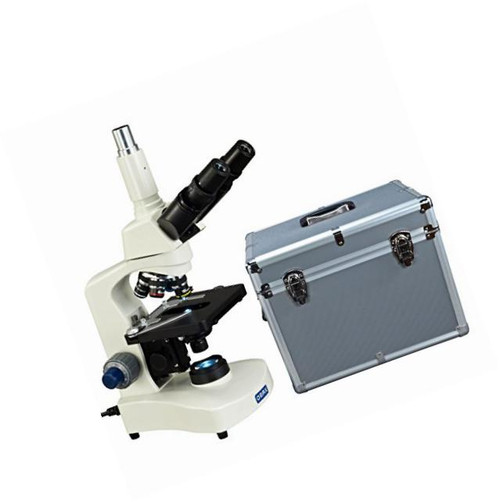 40X-2500X Trinocular Compound Led Siedentopf Microscope With Aluminum Carrying