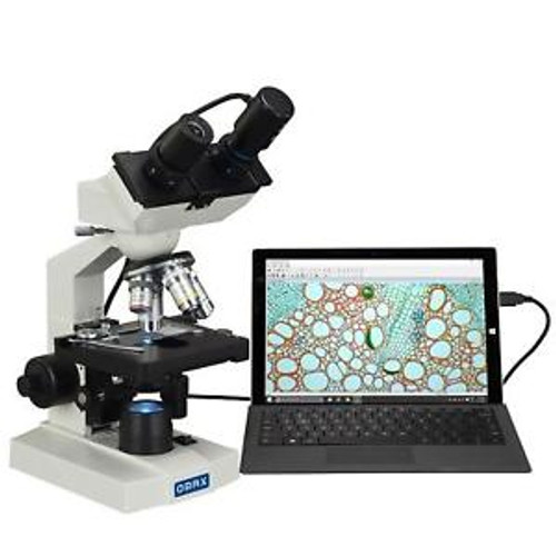 Omax 40X-2500X Lab Binocular Compound Led Microscope With Double Layer...