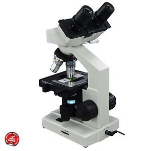 Lab Binocular Compound Led Microscope Usb Digital Camera Mechanical Double Layer