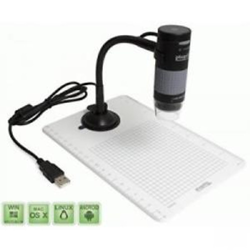Plugable USB 2.0 Digital Microscope with Flexible Arm Observation Stand for Wind