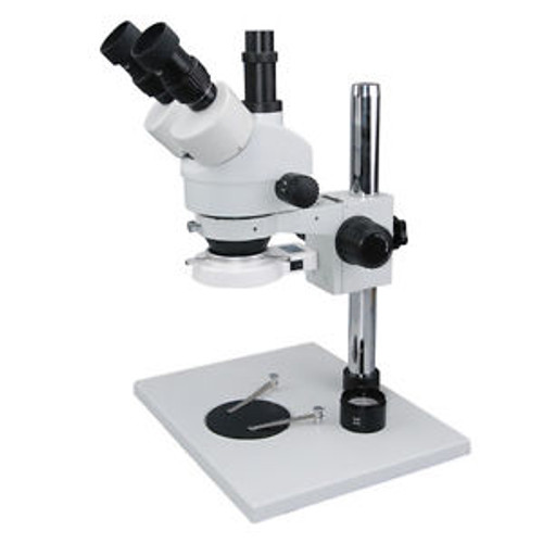 3.5X-45X Zoom Szm-T1B6 Trinocular Microscope Magnification Pillar Stand