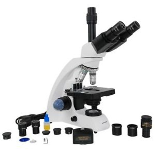 40X-1600X 3Mp Digital Camera Trinocular Biological Compound Microscope