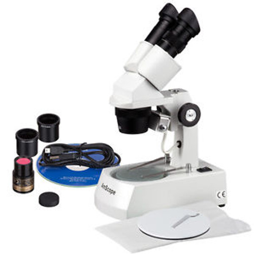 Amscope 20X-40X-80X Binocular Stereo Dissecting Microscope With 2Mp Usb Camera