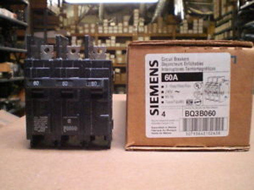 Siemens Circuit Breaker Bq3B100 100 Amp 3 Pole 240V Type Bq Bolt On - New