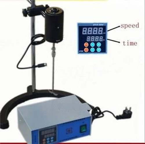 Precision Force Electric Lab Stirrer Mixer W/ Tetrafluoroethylene Stirring Rod P