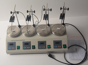 4 Heads Multi Unit Digital Thermostatic Magnetic Stirrer Hotplate Mixer E