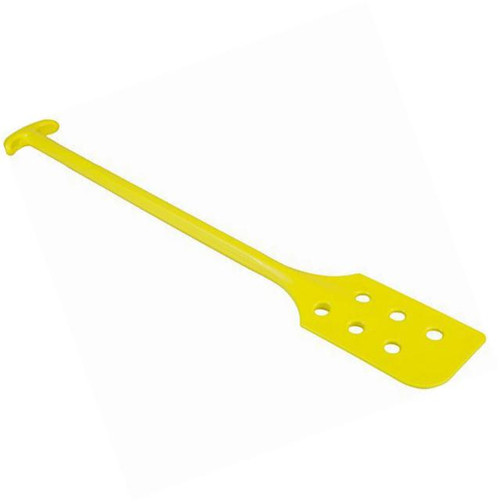 Polypropylene Paddle Scraper With Holes Yellow 40 Length