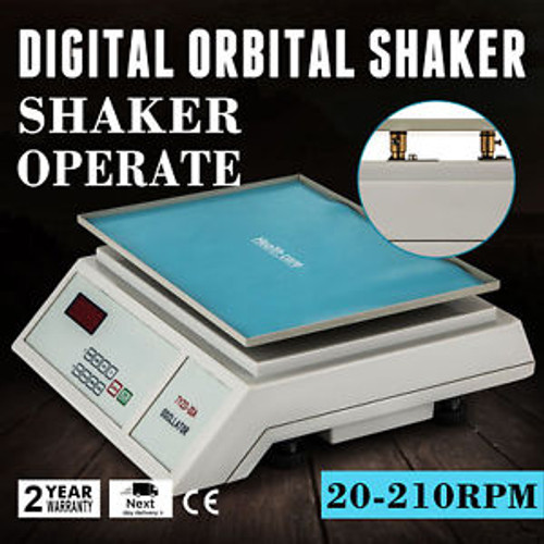 Lab Digital Oscillator Orbital Rotator Shaker Scientific 0-210Rpm Variable Speed