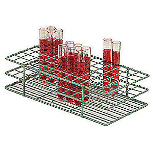 SP  Epoxy Coated Steel Wire RACK TEST TUBE EPOXY COATED 15-16M 187570000 Green