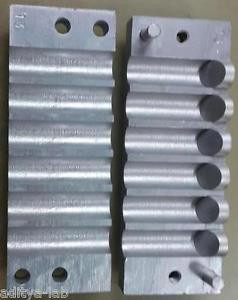 Best Quality LIPISTIC MOULD 6 CAVITIES  BRAND-  ADILAB