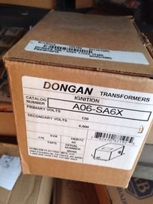 Dongan 120V 175A  Ignition Transformer Interchangeable Part # A06-Sa6X