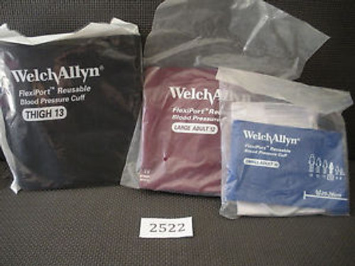WELCH ALLYN FLEXIPORT BP CUFF SET Ref: 008-0324-00 NEW!