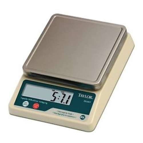 Taylor TE10FT Precision Digital Portion Control Scale 11 lb x .1 oz
