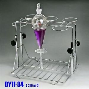 Adjustable Lifting 250Ml Stainless Steel Separatory Funnel Stand / Frame H