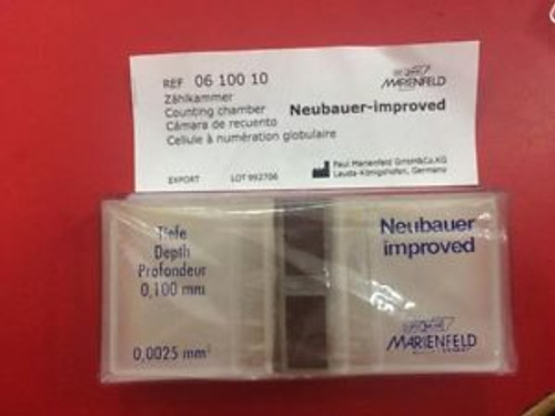 Cell Counting Chamber Improved Neubauer Hemacytometer Marienfield By BEXCO DHL
