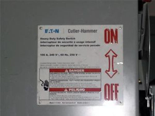 Eaton Dh323Ngk 100 Amp Safety Switch