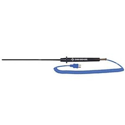 Digi-Sense Type-T Extra-Long PFA Coated Probe Mini Conn 10 L. .145 Dia Grd