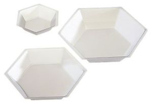 Cole-Parmer Medium Hexagonal Weigh Dish Medium 3 O.D. X 3/4 D 50 Ml Capacity ...