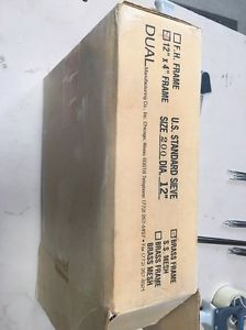 Dual Manufacturing 200 Mesh 12 Diameter 4 High Brass Frame Ss Mesh