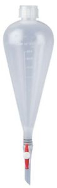 250Ml Plastic Separatory Funnel Stem Od: 9.5Mm Stem Length: 40Mm