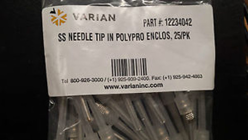 Agilent\Varian 12234042 Ss Needle Tip In Polypro Enclos25Pk