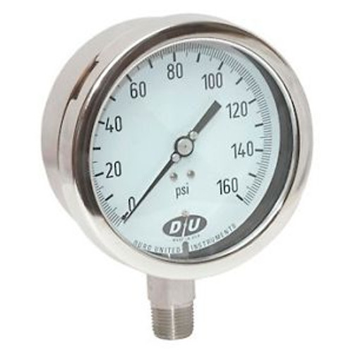 Thuemling 4207-0633-Cert (Du30238 Industrial Pressure Gauge 0 To 160 Psi