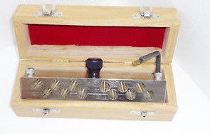 2 Pcs Set Brass Combo Suppository Mould 12 Hole-By Bexco