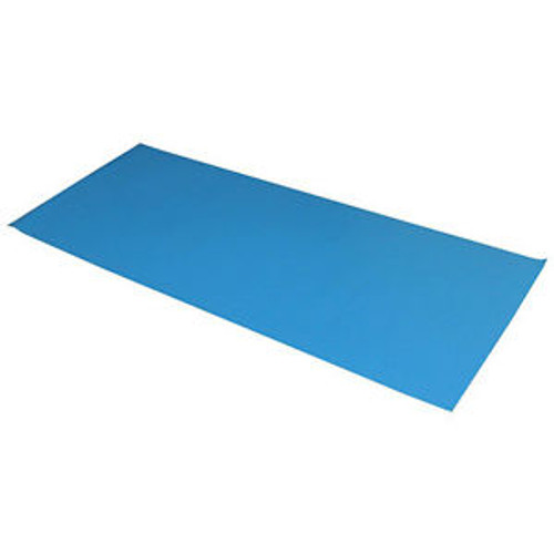 Desco 66215 Dual Layer Rubber Mat Light Blue 0.060 X 36 X 72