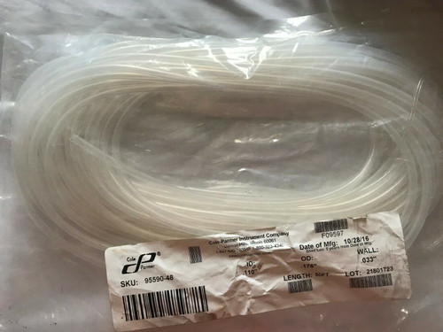 Cole-Parmer Platinum-Cured Silicone Tubing 5/8Id X 7/8Od 25 Ft/Pack