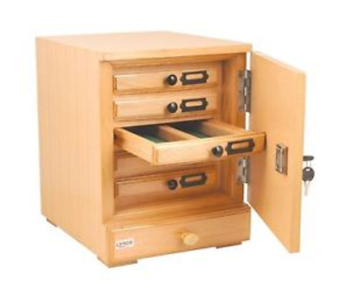Eisco Bi0123A Wooden Slide Cabinet 5 Drawers 500 Slide Capacity Total