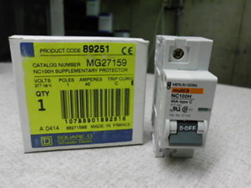 Merlin Gerin Cat. # 27159 Nnb Multi 9 Nc100H 40A-Type C Circuit Breaker 27159