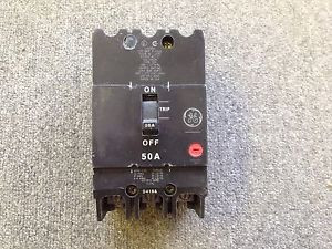 General Electric Ge Circuit Breaker 50 Amp 480/277V 3 Pole Tey350