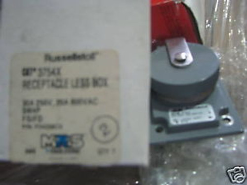 Russellstoll # 3754X 20 Amp Pin & Sleeve Receptacle