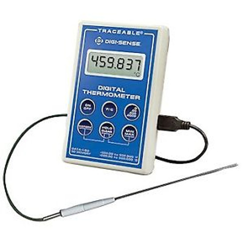 Digi-Sense Traceableâ« Scientific Single-Input Rtd Thermometer With Calibratio...