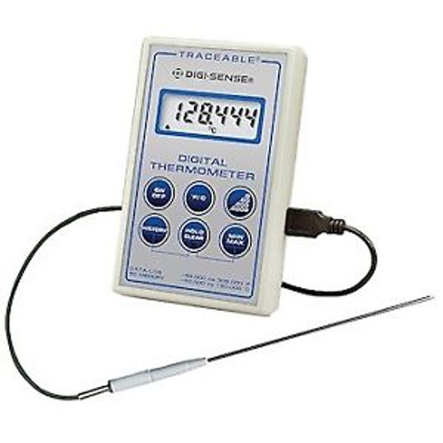 Digi-Sense Traceableâ® Scientific Thermistor Thermometer With Calibration Usb...