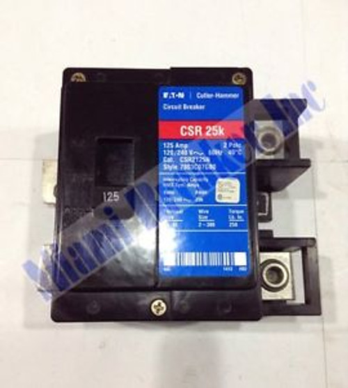 Cutler Hammer Csr2200N New Main Circuit Breaker 2 Pole 200A 25K Aic @ 240 Vac