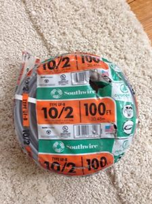 Southwire 10/2 Underground Feeder Wire, 100 New In Packaging