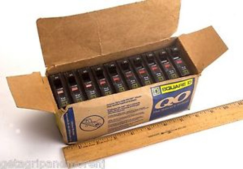 Square D Qo120 Set Of 10 Circuit Breakers 120Vac 20A New!