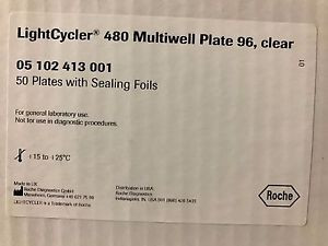 05102413001 Lightcycler 480 Multiwell Plate 96 Clear 50 Plates With Foils