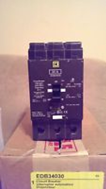 New In Box  Square D Edb34030 Circuit Breakers 30 Amp 3 Pole 240/480