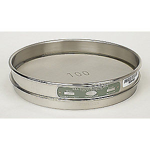 ADVANTECH Sieve #120 S/S 8 In Half Ht 120SS8H