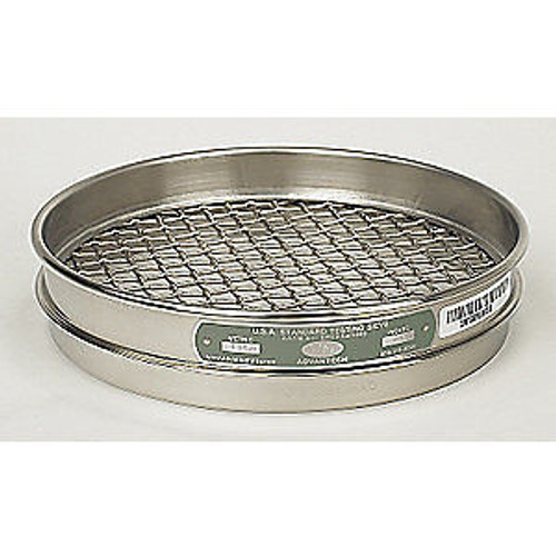 ADVANTECH Sieve #40 S/S 8 In Half Ht 40SS8H ADVANTECH Sieve #40 S/S 8 In Half Ht 40SS8H