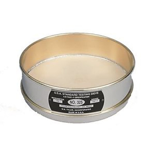 Advantech Stainless Steel Test Sieves 8 Diameter #200 Mesh Full Height