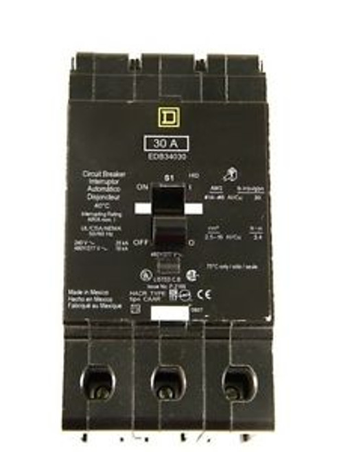 Square D Edb34020 Circuit Breaker Genuine New In Original Box