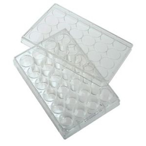 Cole-Parmer 24-Well Treated Cell Culture Plate With Lid 100/Cs