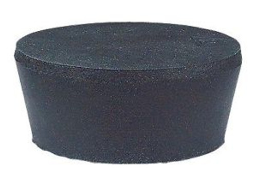 Cole-Parmer Solid Black Rubber Stoppers Standard Size 12 5/Pk