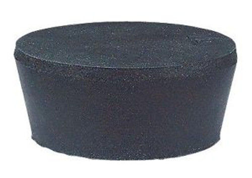 Cole-Parmer Solid Black Rubber Stoppers Standard Size 11.5 5/Pk