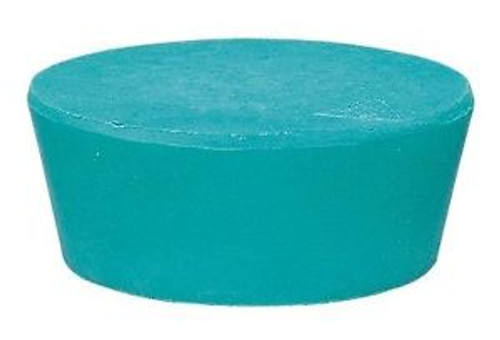 Cole-Parmer Solid Green Neoprene Stoppers Standard Size 7 12/Pk